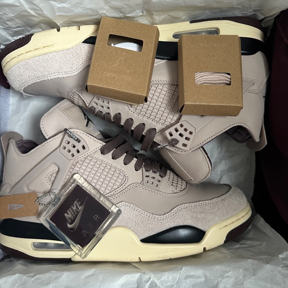 Jordan 4 A Ma Maniére Retro OG Men’s Sneakers Size 10.5 Stone Pewter - Picture 13 of 13